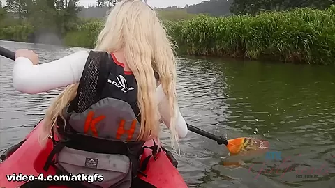 Bella Has A Fun Day Kayaking With You - ATKGirlfriends