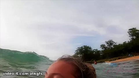 You Spend The Day At The Beach, And Carolina Has A Blast - ATKGirlfriends