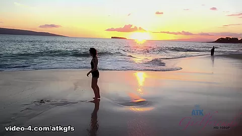 Rosalyn Is So Excited To Be In Hawaii - ATKGirlfriends
