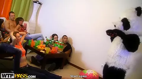 A sex party with a panda is a good sex party