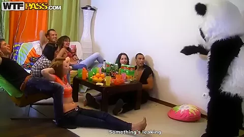 A sex party with a panda is a good sex party