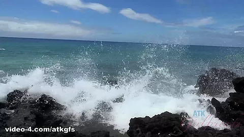 You Take Rosalyn Out For The Day And End Up At The Nude Beach - ATKGirlfriends