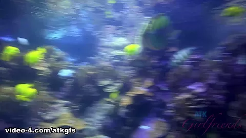 Rosalyn Checks Out The Aquarium, And Does Some Snorkeling - ATKGirlfriends