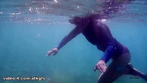 Rosalyn Checks Out The Aquarium, And Does Some Snorkeling - ATKGirlfriends