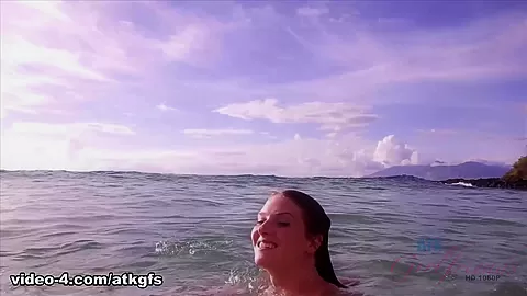 Ashely Makes It To The Nude Beach In Hawaii - ATKGirlfriends