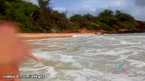 Emily Makes It To Hawaii And The Nude Beach - ATKGirlfriends