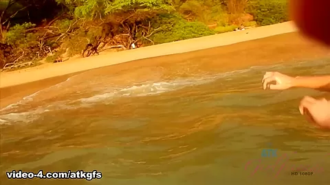 Emily Makes It To Hawaii And The Nude Beach - ATKGirlfriends