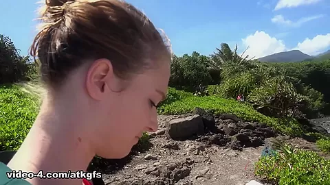 Ashley Loves The Black Sand Beaches - ATKGirlfriends