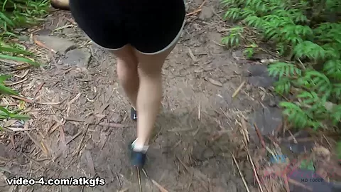 You Take Emily On In Her Sexy Shorts, And Play In The Car - ATKGirlfriends