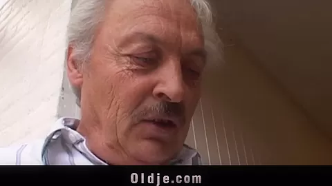 Short haired coed slut fucking grandpa
