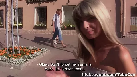 Fake blond girl is hot and ready to fuck!
