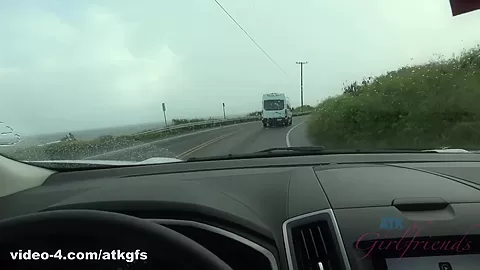 You Explore The Island With Vina, And She Squirts In The Car - ATKGirlfriends