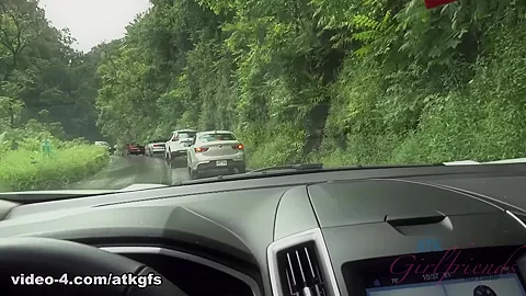 You Explore The Island With Vina, And She Squirts In The Car - ATKGirlfriends