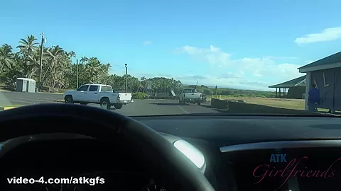 You Hit The Beach, The Volcano, And Make Emma Cum In The Car - ATKGirlfriends