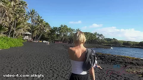 You Hit The Beach, The Volcano, And Make Emma Cum In The Car - ATKGirlfriends