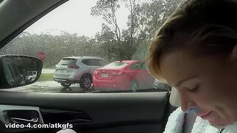 You Hit The Beach, The Volcano, And Make Emma Cum In The Car - ATKGirlfriends