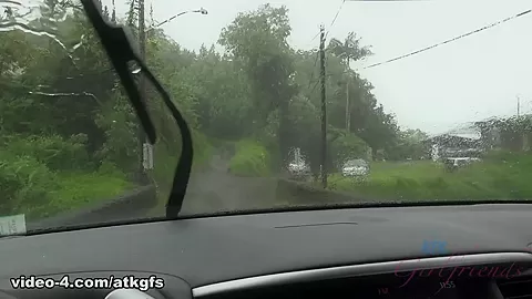 You Hit The Beach, The Volcano, And Make Emma Cum In The Car - ATKGirlfriends
