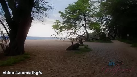 Vina Flashes You While You Explore Until You Hit The Nude Beach - ATKGirlfriends