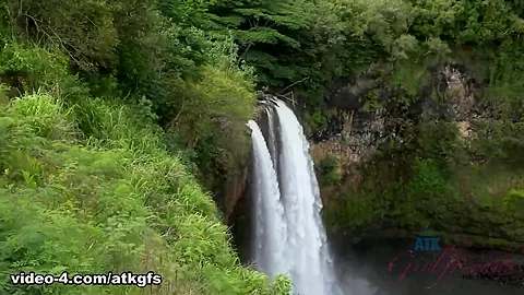 You Take Hime Out To The Waterfall, Then You Cum On Her Face - ATKGirlfriends