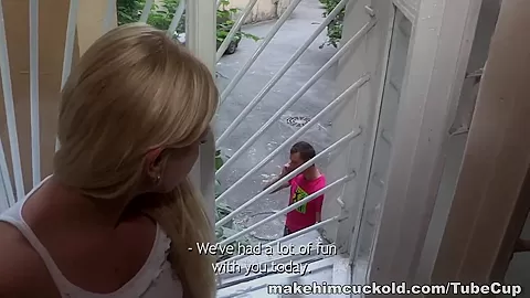 Interracial cuckold fuck