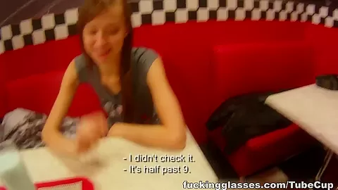 Paying for a drink with sex