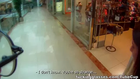 Sweet strawberry fuck in a WC