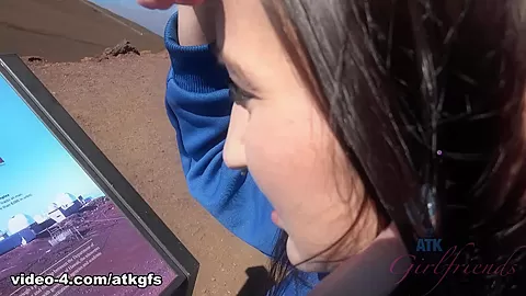 You Take Carmen Out To Explore And She Gets Sneaky - ATKGirlfriends