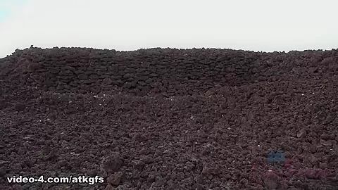 The Rain Doesn't Keep You And Violet From Exploring The Lava Flow - ATKGirlfriends