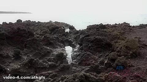 The Rain Doesn't Keep You And Violet From Exploring The Lava Flow - ATKGirlfriends