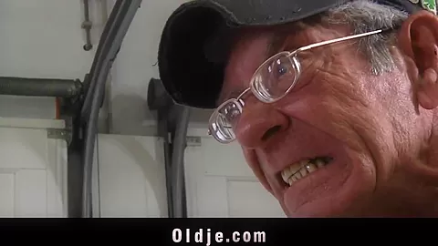 Crusty grandpa bang teeny in her young ass