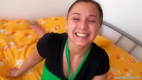 Busty young Birgit takes cock