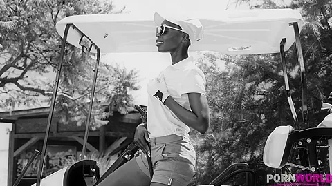 Horny Black Slut Zaawaadi Gives Her Asshole to Golf Coach in Broad Daylight GP2027 - PornWorld