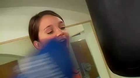 teen 18+ training and masturbating