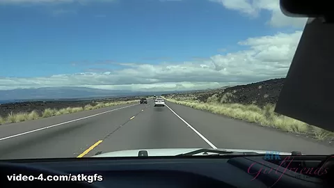 Ashley Loves The Snorkeling And You Getting Her Off In The Car - ATKGirlfriends