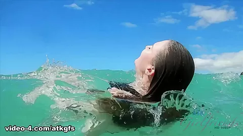 Ashley Loves The Snorkeling And You Getting Her Off In The Car - ATKGirlfriends