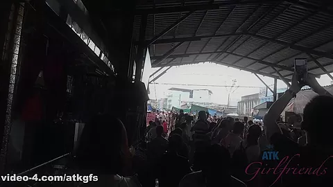 Kenzie Checks Out The Market, And Meets New Friends - ATKGirlfriends