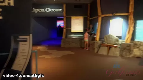 You Take Noemie To The Aquarium And She Puts On A Show - ATKGirlfriends