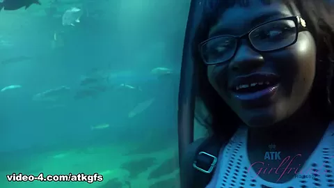 You Take Noemie To The Aquarium And She Puts On A Show - ATKGirlfriends