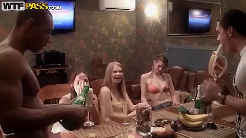 A bunch of crazy college get plastered