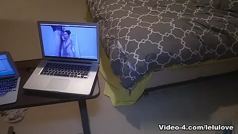 POV BJ Facial Masturbating On Webcam