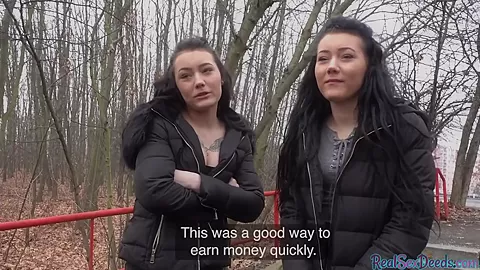 Pulled euro publicly drilled after blowjob in couple
