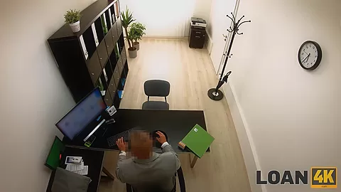 LOAN4K. MILF tempts lender and succeeds being nailed by him in office