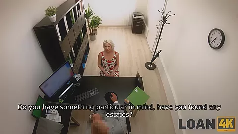 LOAN4K. MILF tempts lender and succeeds being nailed by him in office