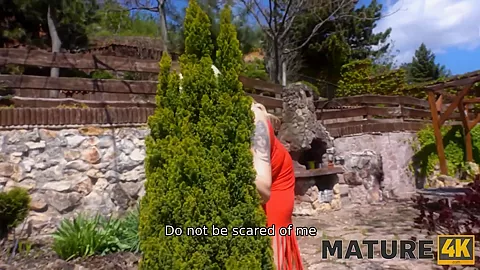 MATURE4K. Excited mature woman satisfies carnal needs with the handsome guy