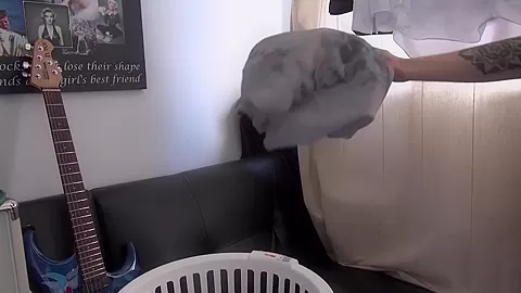 Tattooed brunette gets fucked by her stepson