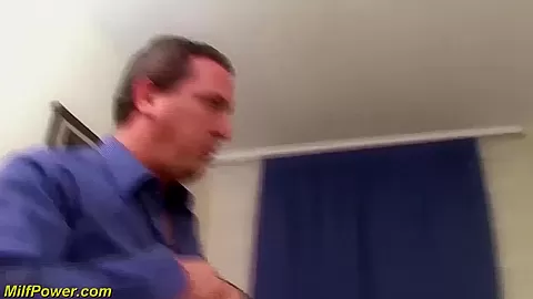 extreme horny mature midget couple in a wild threesome fuck orgy