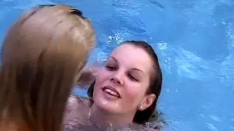 Busty young lesbians toy twats
