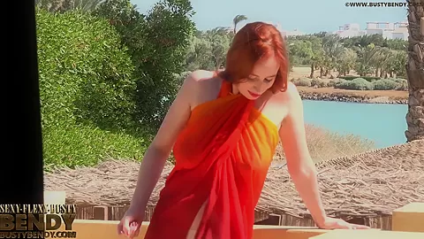 Stretching My Flexible Body On The Balcony - Watch4Fetish