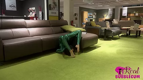 Contortion In The Furniture Store - Watch4Fetish