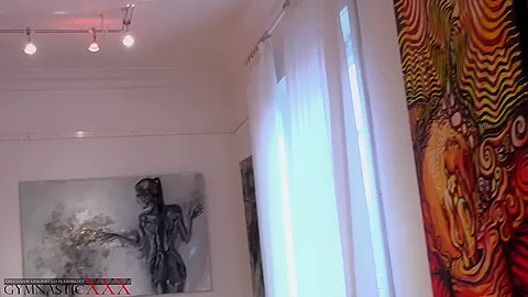 Contortionist In Multicolored Body - Watch4Fetish